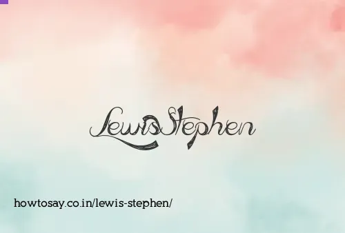 Lewis Stephen