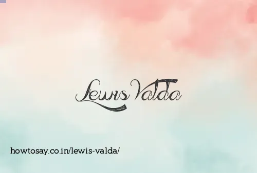 Lewis Valda