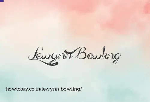 Lewynn Bowling