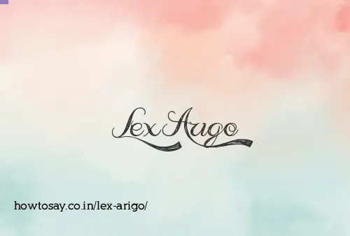 Lex Arigo