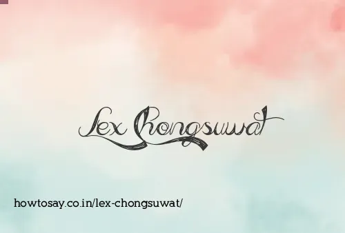 Lex Chongsuwat