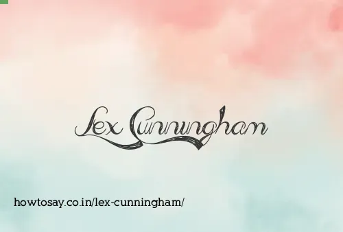 Lex Cunningham