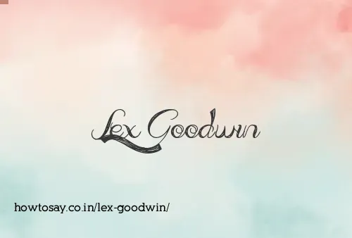 Lex Goodwin