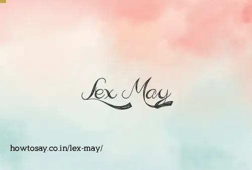 Lex May