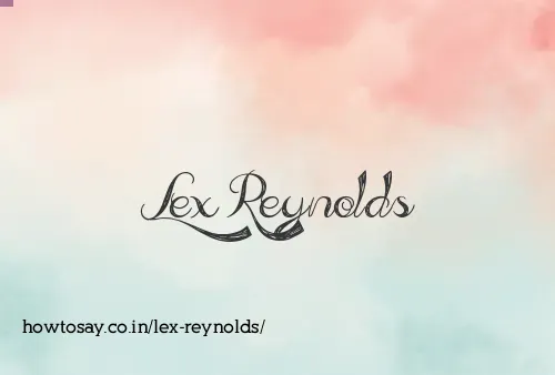 Lex Reynolds