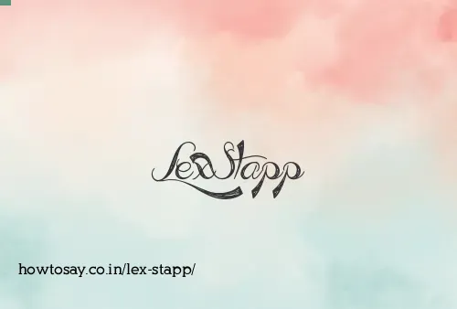Lex Stapp
