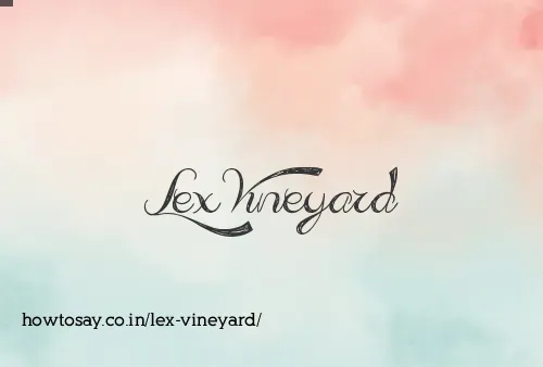 Lex Vineyard