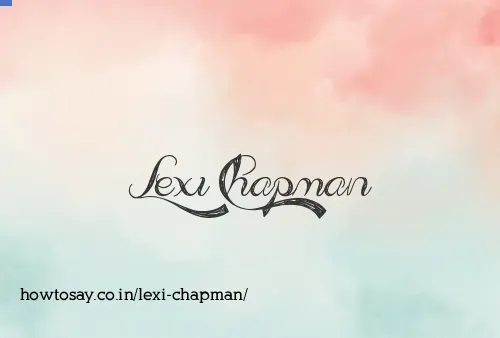 Lexi Chapman