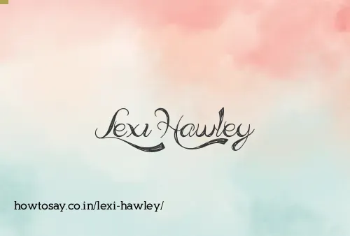 Lexi Hawley