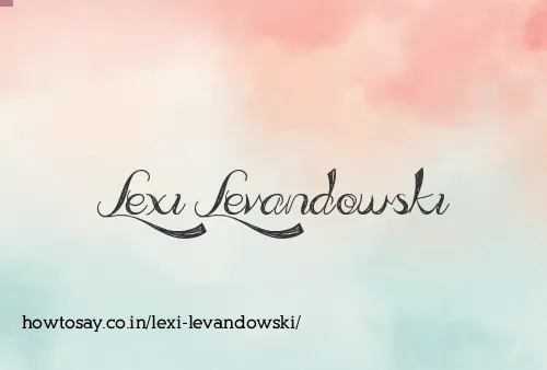 Lexi Levandowski