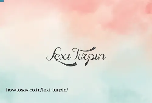 Lexi Turpin