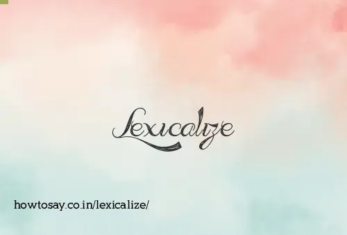 Lexicalize