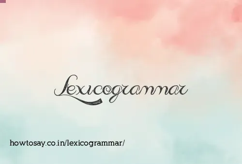 Lexicogrammar