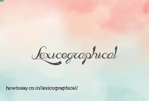 Lexicographical