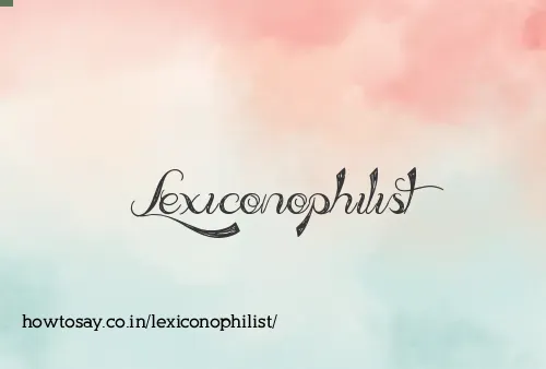 Lexiconophilist