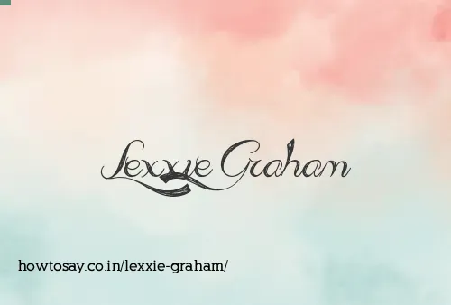 Lexxie Graham