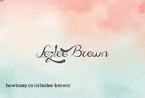 Lezlee Brown