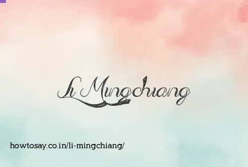 Li Mingchiang
