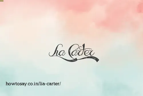 Lia Carter