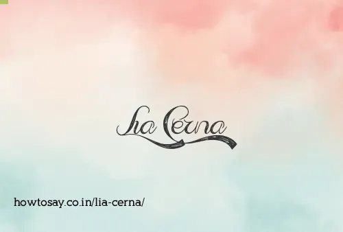 Lia Cerna