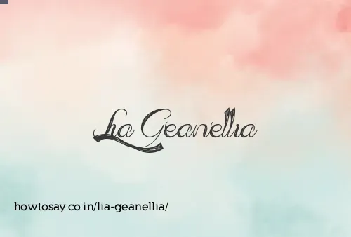 Lia Geanellia