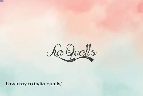 Lia Qualls