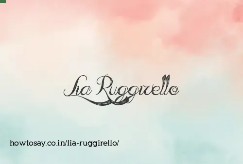 Lia Ruggirello