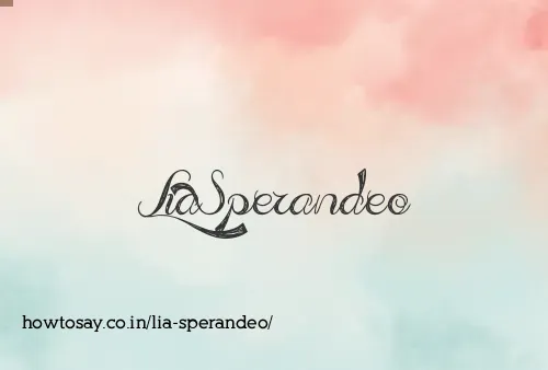 Lia Sperandeo