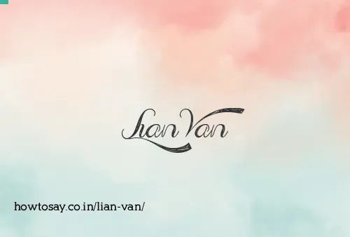 Lian Van