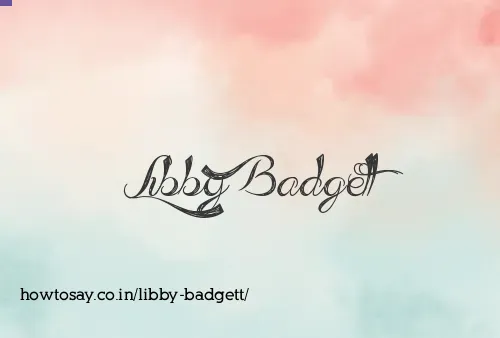 Libby Badgett