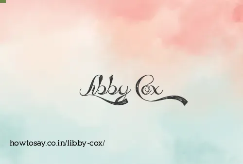 Libby Cox