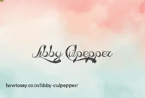 Libby Culpepper