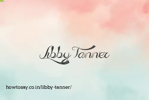 Libby Tanner