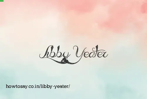 Libby Yeater