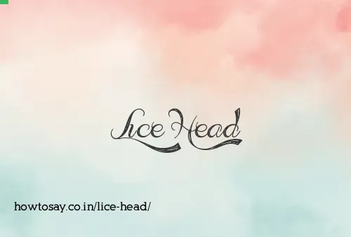 Lice Head