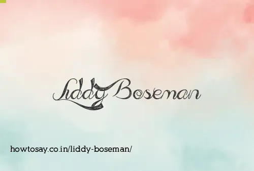 Liddy Boseman