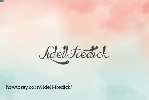 Lidell Fredick