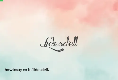 Lidesdell