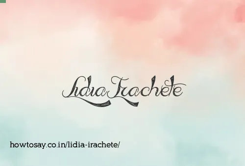 Lidia Irachete