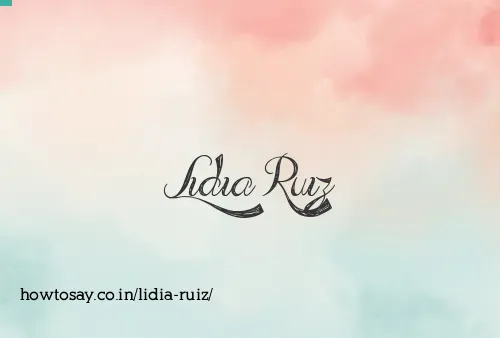 Lidia Ruiz