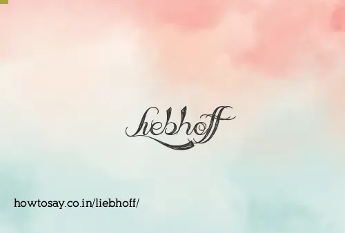Liebhoff