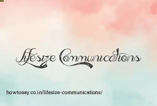 Lifesize Communications