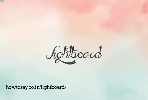 Lightboard