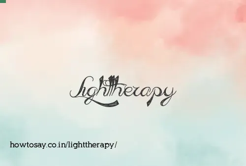 Lighttherapy