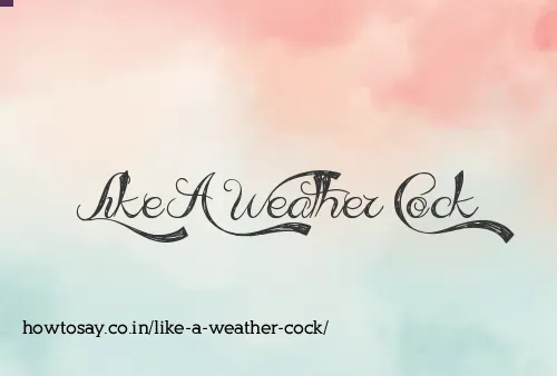 Like A Weather Cock
