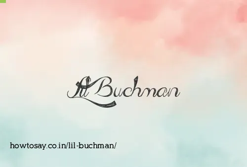 Lil Buchman