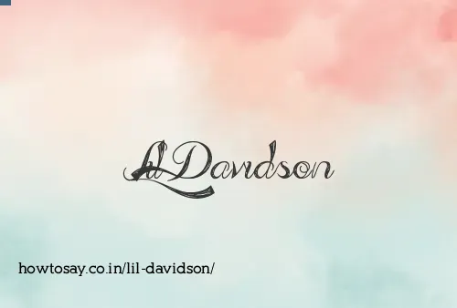 Lil Davidson