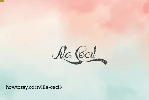 Lila Cecil