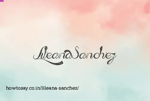 Lileana Sanchez