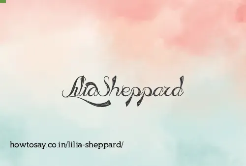 Lilia Sheppard